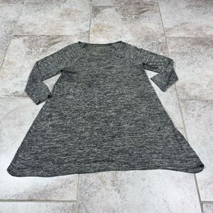 Soma Live Lounge Wear Tunic Top Womens Medium Space Dye 3/4 Sleeve Stretch